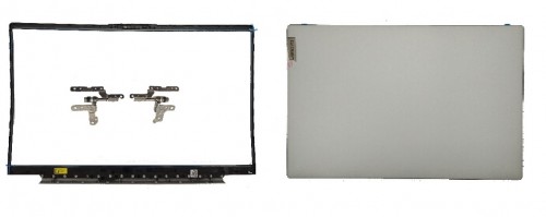 Klapa + ramka + zawiasy Lenovo Ideapad 5-15 15ITL05 15IIL05 15ARE05 5-15ALC05 2020 2021 srebrna